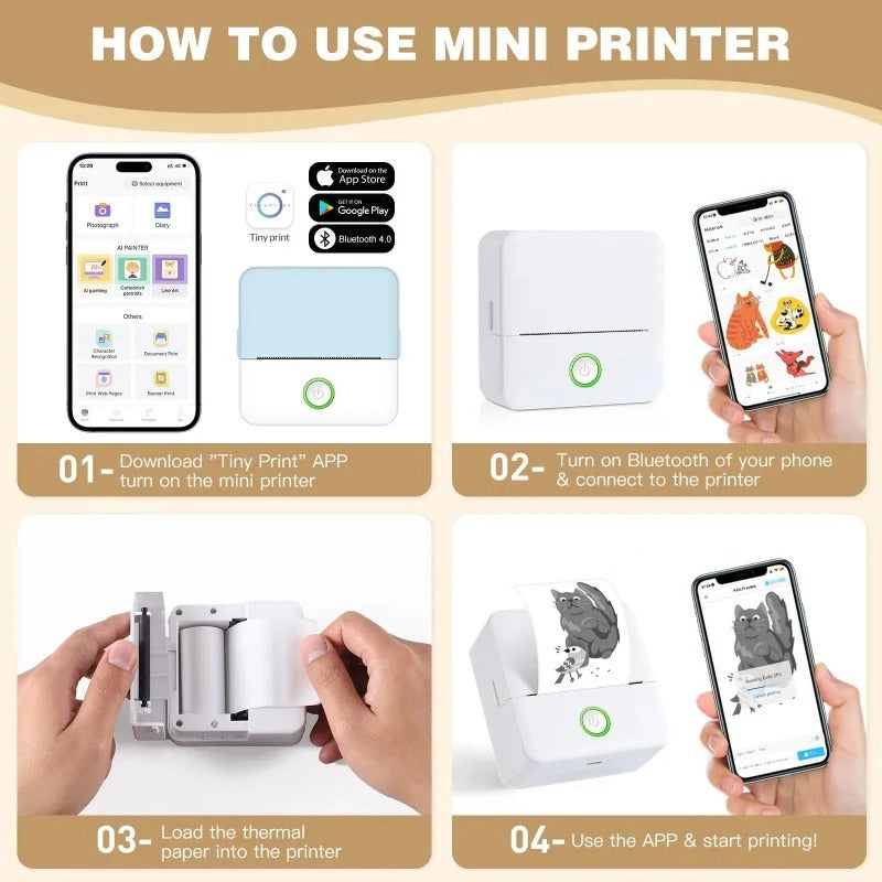 Mini Portable Printer